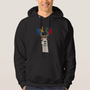 Moletom Retro Bolivia Alpaca Tee Llama Love for Viagem Fan