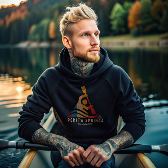 Moletom Retro Bonita Primavera Kayaking (Criador carregado)