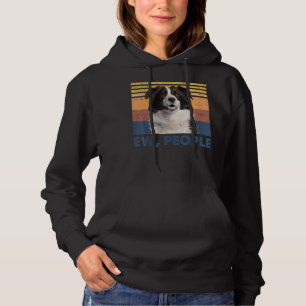 Moletom Retro Border Collie Ew Pessoas Border Collie Loves