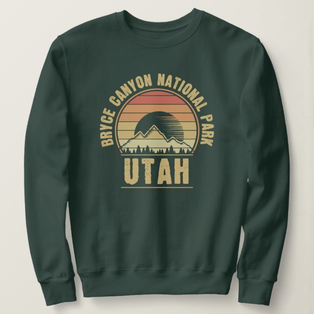 Moletom Retro Bryce Canyon National Park Utah (Frente do Design)