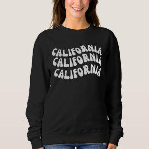 Moletom Retro Califórnia Lar Estado Orgulho Costa Oeste Re