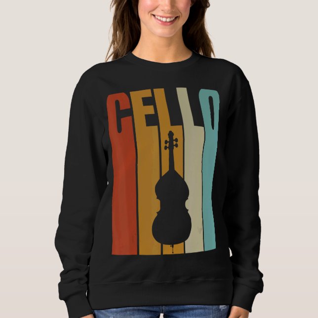 Moletom Retro Cello Legal Cello Player (Frente)