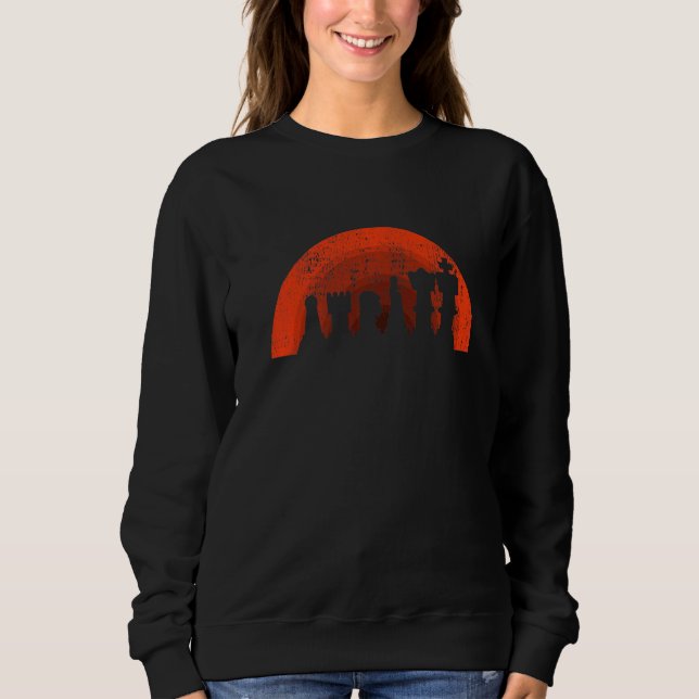 Moletom Retro Chess Peças Chess Player 5 (Frente)