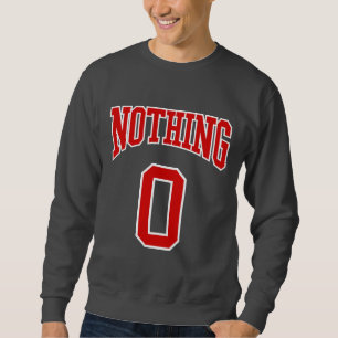 Moletom Retro College Red White Nada Zero Esporte