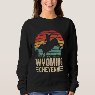 Moletom Retro Cowboy Cheyenne Wyoming Rodeo Fan Western So