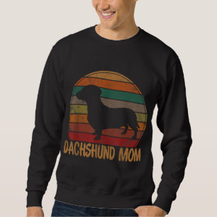 Moletom Retro Dachshund Mãe Doxie Doxie Dog Proprietária M