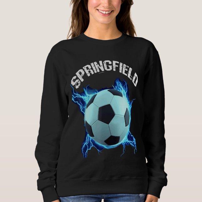 Moletom Retro De Futebol Do Springfield (Frente)