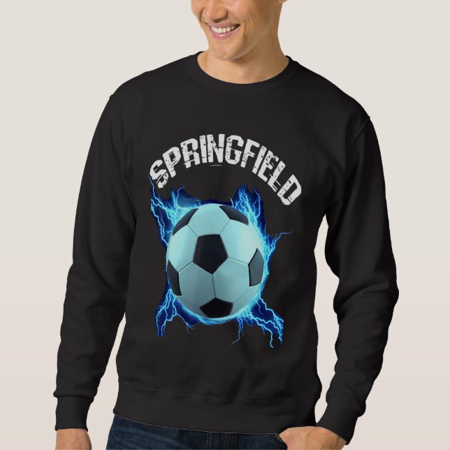 Moletom Retro De Futebol Do Springfield (Frente)