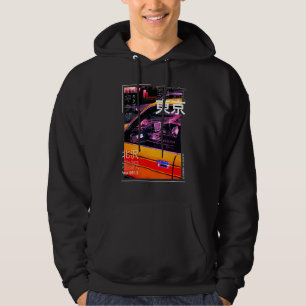 Moletom Retro de Streetwear Japonês Vibes Aestético Tokyo 