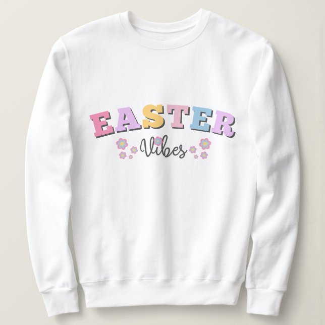 Moletom Retro Easter Vibes (Frente do Design)