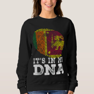 Moletom Retro Está na Impressão Digital do Meu Dna Sri Lan