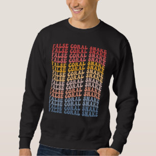 Moletom Retro Falso Cobra de Coral