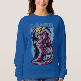 Moletom Retro Gamer Alien Monster Vintage Arcade Graphic