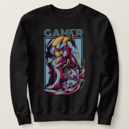 Moletom Retro Gamer Alien Monster Vintage Arcade Graphic