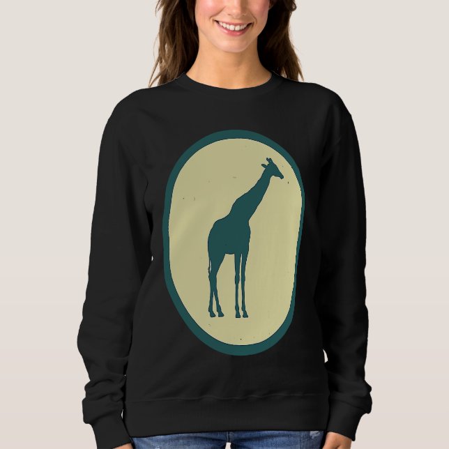 Moletom Retro Giraffe Vintage Wild Animal (Frente)