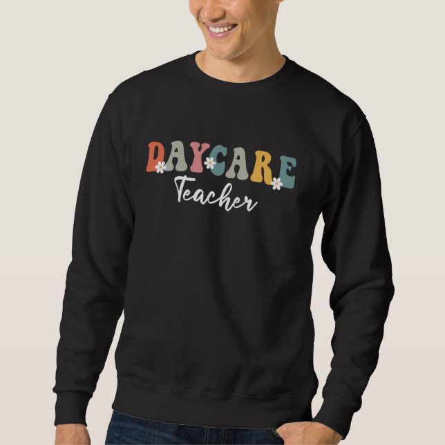 Moletom Retro Groovy Daycare Provider Back (Frente)