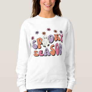 Moletom Retro Groovy Halloween Spooky Season