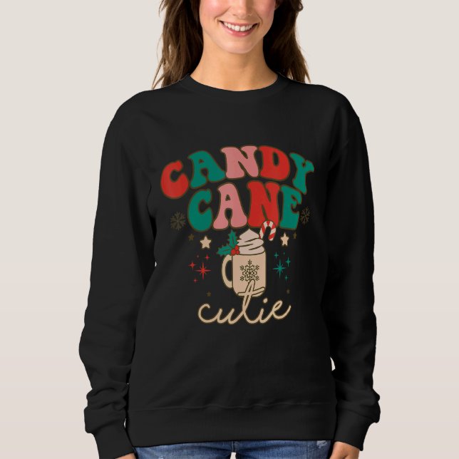 Moletom Retro Groovy  Saying Vintage Christmas (Frente)