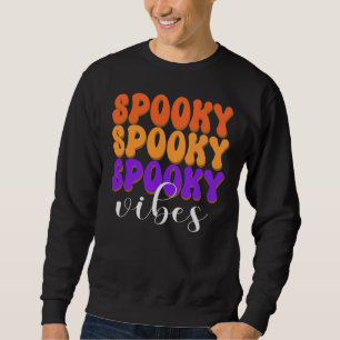 Moletom Retro Groovy Spooky Vibes Halloween