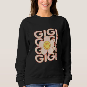 Moletom Retro Happy Face GIGI Groovy Daisy Flower Smile Tr