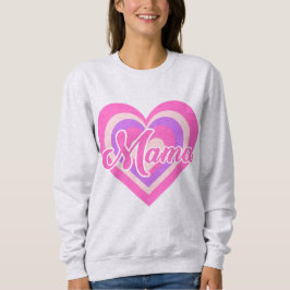 Moletom Retro Heart MAMA