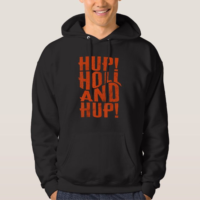 Moletom Retro Holanda Futebol Holandês Hup Holanda Laranja (Frente)