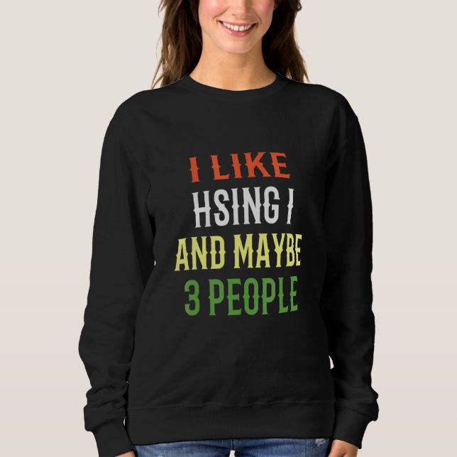 Moletom Retro Hsing I Design I Gosto de Hsing I E Talvez 3 (Frente)
