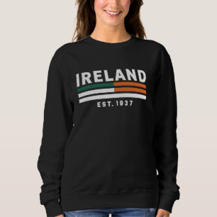 Moletom Retro Ireland Flag-Inspirou Heritage Est. Aes 1937