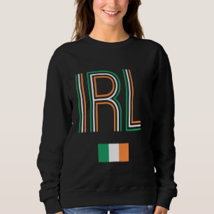 Moletom Retro Ireland Flag Irish Pride Vintage Irlanda