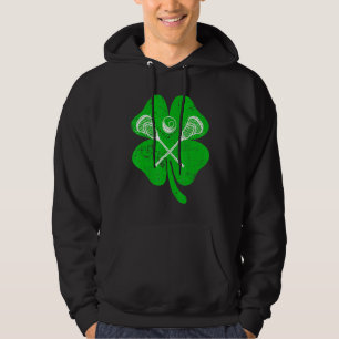 Moletom Retro Irish Shamrock Lacrosse Sports Rua Patrick D