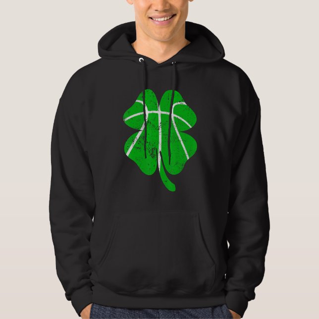 Moletom Retro Irish Shamrock, Rua desportiva Patrick (Frente)