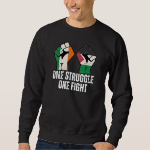 Moletom Retro Irlanda - Revolução da Resistência à Solidar