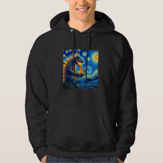 Moletom Retro Japonês Kaiju Comendo Ramen Starry Night Par