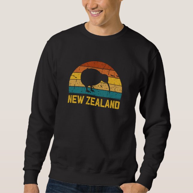 Moletom Retro Kiwi neozelandês (Frente)