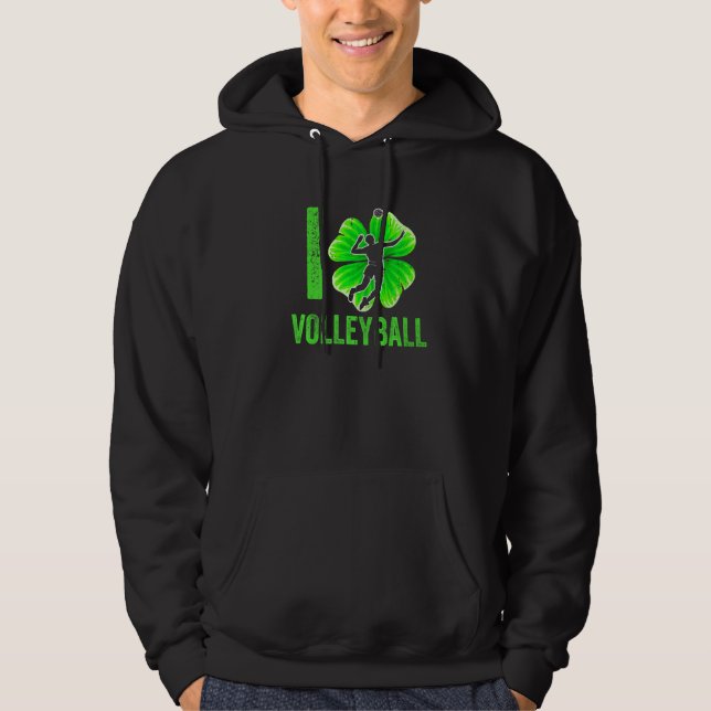Moletom Retro Love Irish Voleibol Shamrock Patinho de Rua  (Frente)