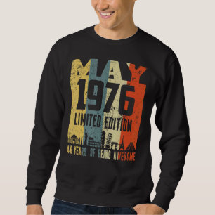 Moletom Retro maio 1976 46º aniversário