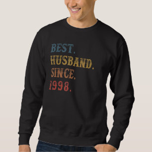 Moletom Retro Melhor Marido Desde 1998 24º Aniver Casament