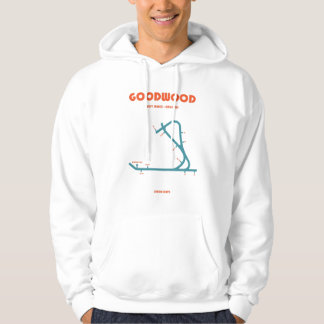 Moletom Retro Minimalist Goodwood Racecourse Line Art Prin
