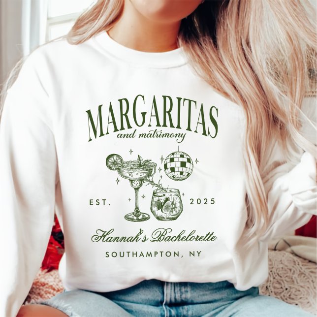 Moletom Retro Moderno Margaritas e Matrimony Strike Bach (Criador carregado)