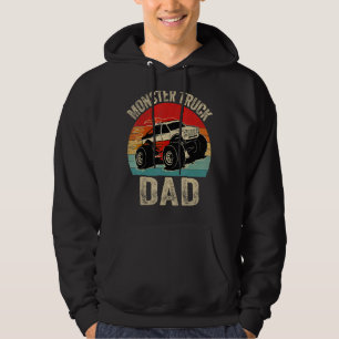 Moletom Retro Monster Truck Pai Vintage Sunset Truck Fathe