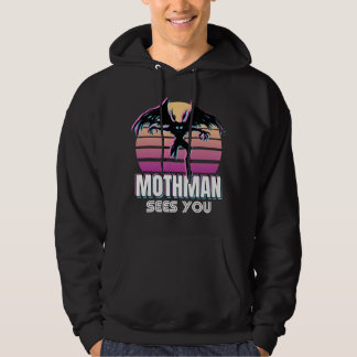 Moletom Retro Mothman Vê Seu Presente Criptid Engraçado