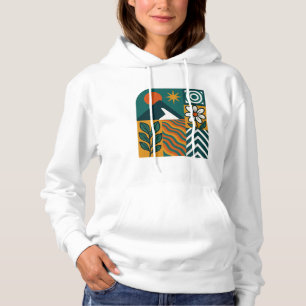 Moletom Retro Nature Abstrato Art-Modern Geométrico Floral