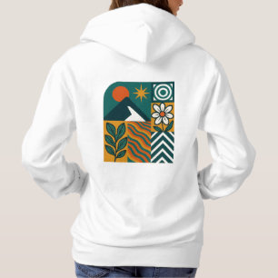 Moletom Retro Nature Abstrato Art-Modern Geométrico Floral
