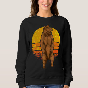 Moletom Retro Nature Bear Forest Animal Brown Bear 1