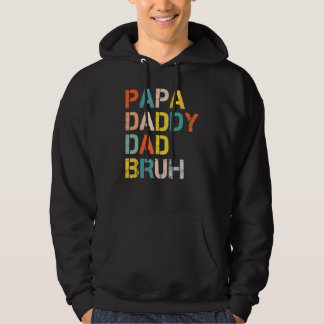 Moletom Retro Papa Pai Bruh Dia de os pais