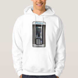 Moletom Retro Payphone Design, Vintage Telephone Booth Art