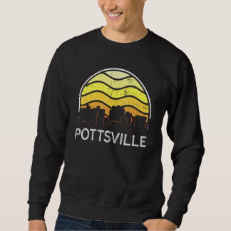 Moletom Retro Pennsylvania Pottsville Visitors Skyline Vin