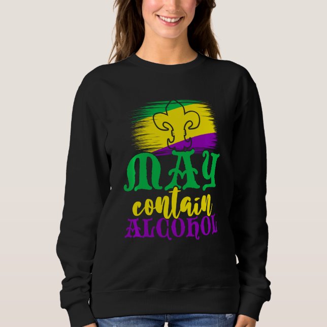 Moletom Retrô Pode Conter Carnaval Fundido Com Álcool Mard (Frente)