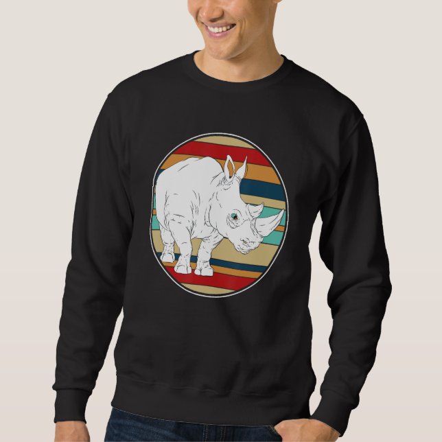 Moletom Retro Rhino (Frente)