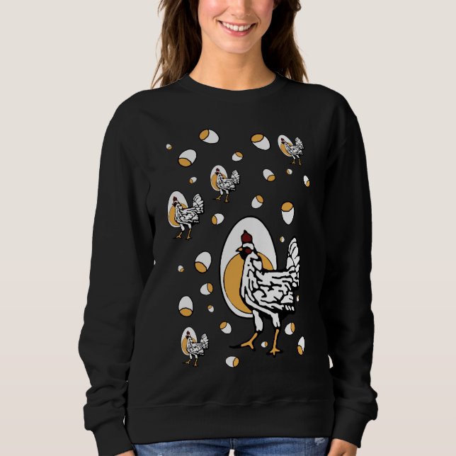 Moletom Retro Roseanne Chickens (Frente)